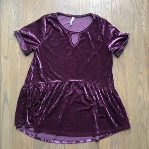 Orange Creek Medium Velvet Top